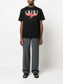 Tricou Amiri, Black, Rabbit Print