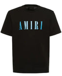 Tricou Amiri, Black, Print Albastru PS23MJL016001