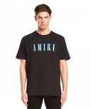 Tricou Amiri, Black, Print Albastru PS23MJL016001