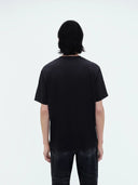 TRICOU AMIRI, Staggered Logo Tee, Black