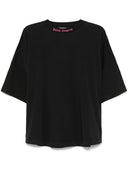 Tricou PALM ANGELS, Pink Frontal Neck Logo