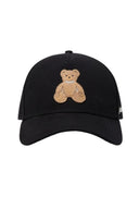 Sapca PALM ANGELS, Cmbroidered-bear cap, Black