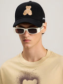 Sapca PALM ANGELS, Cmbroidered-bear cap, Black
