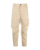 Pantaloni DSQUARED2, Multicolor Stains, Beige