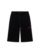 Pantaloni Scurti OFF WHITE, Red Logo Insert, Black