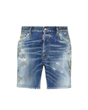 Pantaloni scurti DSQUARED2, Muffa Marine, Short Jeans