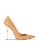 Pantofi ELISABETTA FRANCHI, Heel Monogram, Beige