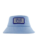 Palarie JOHN HATTER, I WILL NOT DIE SOBER BLUE - BUCKET HAT