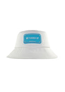 Palarie WE FUCKED UP - WHITE - BUCKET HAT