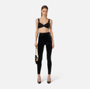 Sutien ELISABETTA FRANCHI, Jersey and tulle, Black