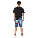 Pantaloni scurti Redhouse, Print Rosu, RHSRH04
