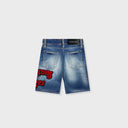 Pantaloni scurti Redhouse, Print Rosu, RHSRH04