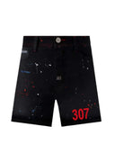 Pantaloni scurti Redhouse, Print Rosu, RHSRH08