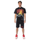 Pantaloni scurti Redhouse, Print Rosu, RHSRH08