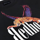 Tricou Redhouse, Flying Tiger Print, Black, Regular Fit
