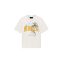 Tricou Redhouse, Exotic Print, White, Regular Fit