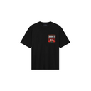 Tricou Redhouse, Red Logo, Animal Print, Black, Regular Fit