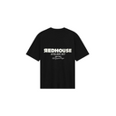 Tricou REDHOUSE, Atelier 307, Negru, Regular Fit