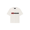 Tricou Redhouse, Stylish Logo, White, Regular Fit
