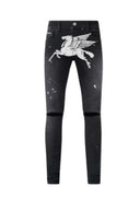 Blugi Redhouse, Skynny, Pegasus Faded, Black