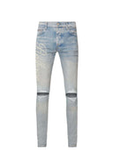 BLUGI REDHOUSE, Logo Slim Denim, Blue