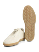 Sneakers ZEGNA, 232 Suede Sneakers In Cream Leather
