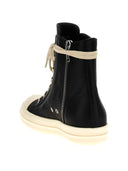SNEAKERS RICK OWENS, High Top, Smooth Leather, Black
