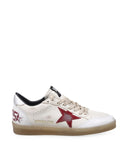 Sneakers GOLDEN GOOSE, Ball Star sneakers, White/Red