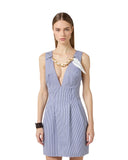 Rochie ELISABETTA FRANCHI, Mini dress with jewel scarf
