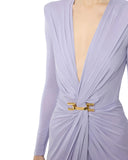 Rochie ELISABETTA FRANCHI,Red Carpet long dress, Violet