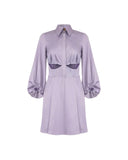 Rochie ELISABETTA FRANCHI, Stretch cotton mini dress, Mov