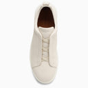 Sneakers Zegna, Low Top White Triple Stitch S4667ZLHCVOPAN