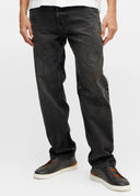 Sneakers Zegna, Triple Stitch, Low Top, Brown Details, Black
