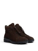 Sneakers Zegna, Triple Stitch Vetta, Leather, Dark Brown