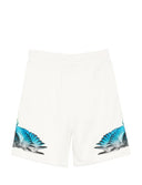 Bermude MARCELO BURLON, Wings print shorts