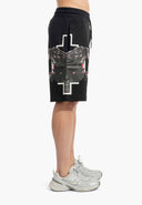 BERMUDE Marcelo Burlon, Panther Print, Negru