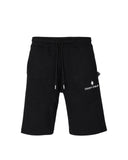 Bermude MARCELO BURLON, Men's Black Long Shorts