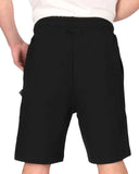 Bermude MARCELO BURLON, Men's Black Long Shorts