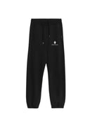 Pantaloni MARCELO BURLON, White logo Insert on Front, Negru
