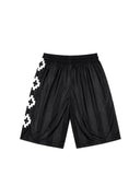 Pantaloni scurti MARCELO BURLON, logo print bermuda, Negru