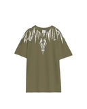 Tricou MARCELO BURLON, graffiti logo print t-shirt, Verde