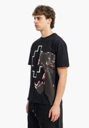 Tricou MARCELO BURLON, Panther Print, Negru
