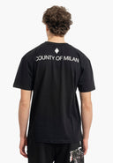 Tricou MARCELO BURLON, Panther Print, Negru