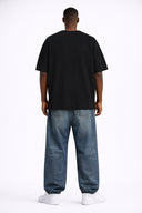 Tricou MARCELO BURLON, Logo and TIger Print, Negru