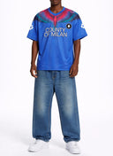 Tricou MARCELO BURLO, Soccer-inspired triacetate technical fabric T-shirt