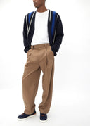 Sneakers Zegna, Low Top, Triple Stitch, Dark Blue