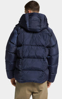 Geaca Dsquared2, Gluga Oversized, Fermoare argintii, Bleumarin