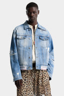 Jacheta DSQUARED2, Light Cool Kids Wash Over Jean Jacket