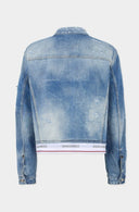Jacheta DSQUARED2, Light Cool Kids Wash Over Jean Jacket