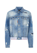 Jacheta DSQUARED2, Light Cool Kids Wash Over Jean Jacket